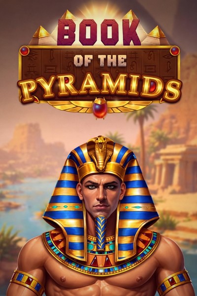 Book of the Pyramids -kolikkopelin kansikuva Betrepublic Casinon lobbyssa
