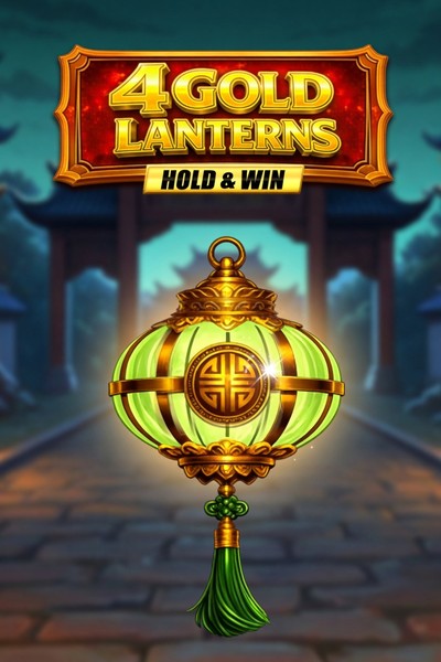 4 Gold Lanterns Hold & Win -kolikkopelin kansikuva Cleobetra Casinon pelivalikoimassa
