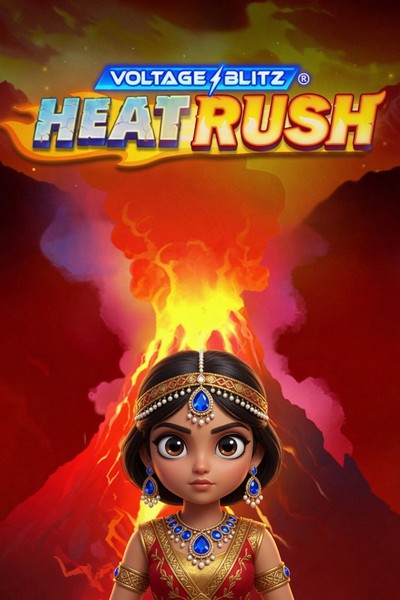 Voltage Blitz Heat Rush -slotin kansikuva Betwest Casinon lobbyssa