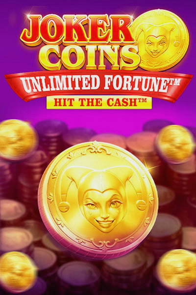 Joker Coins Unlimited Fortune -kolikkopelin kansikuva Betrepublic Casinon lobbyssa