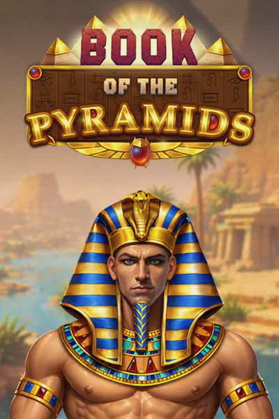 Book of the Pyramids -pelin kansi Kingmaker Casinon aulassa