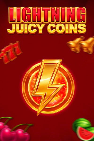 Lightning Juicy Coins -kolikkopelin kansikuva Cleobetra Casinon pelivalikoimassa